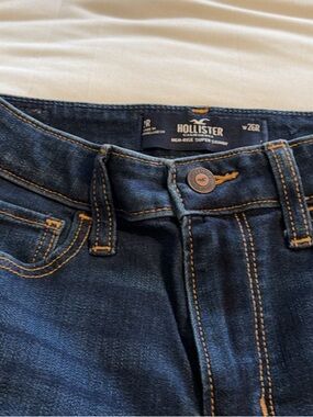 Hollister Dark Blue High-Rise Super Skinny Jeans